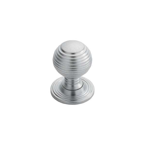 Carlisle Brass - Queen Anne Knob 35mm - Satin Chrome - M1005SC - Choice Handles
