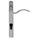 Carlisle Brass - Narrow Plate - Scroll Lever Furniture (70mm C/C) - (Right Hand) (On1) - Polished Chrome M140NPRHCP - Choice Handles