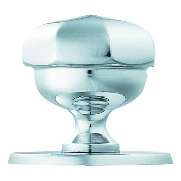 Carlisle Brass - Octagonal Centre Door Knob - Polished Chrome - M219CP - Choice Handles