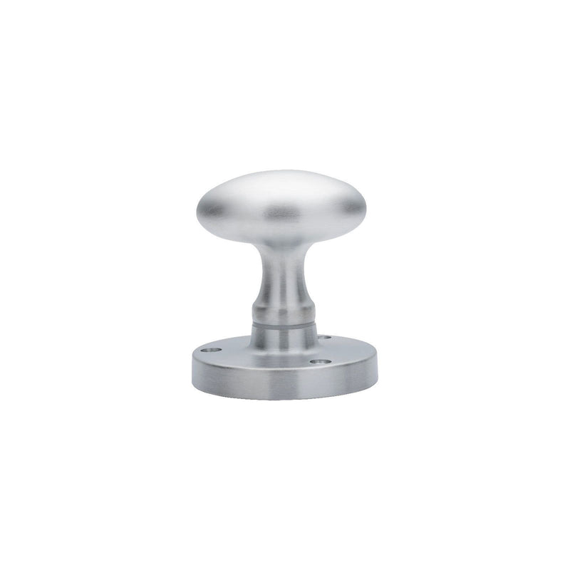 Carlisle Brass - Oval Mortice Knob - Satin Chrome - M34SCP - Choice Handles