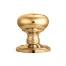 Carlisle Brass - Concealed Fix Mushroom Mortice Knob - Polished Brass - M35C - Choice Handles