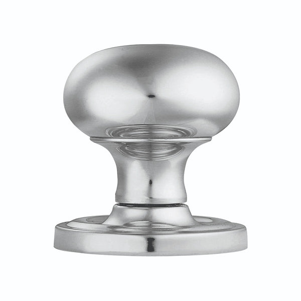 Carlisle Brass - Concealed Fix Mushroom Mortice Knob - Polished Chrome - M35CCP - Choice Handles