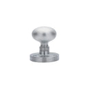 Carlisle Brass - Mushroom Mortice Knob - Satin Chrome - M35SCP - Choice Handles
