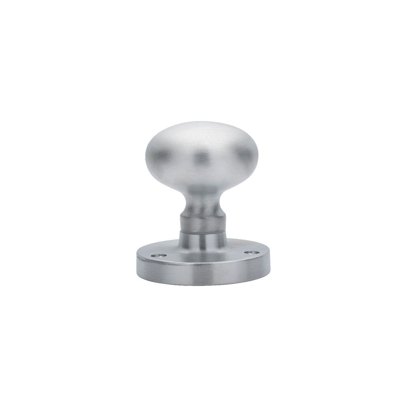 Carlisle Brass - Mushroom Mortice Knob - Satin Chrome - M35SCP - Choice Handles