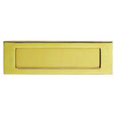 Carlisle Brass  - Plain Letter Plate 276mm x 94mm - Polished Brass - M36B - Choice Handles