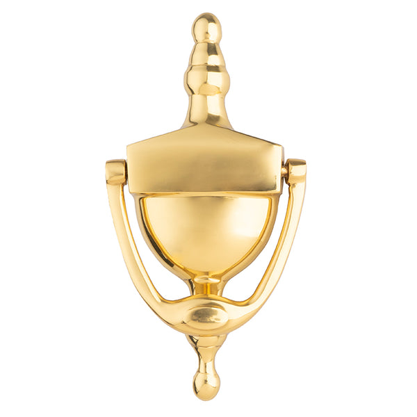 Carlisle Brass - Victorian Urn Door Knocker 152mm Polished Brass - Polished Brass - M38S - Choice Handles