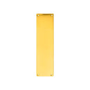 Carlisle Brass - Victorian - Finger Plate 305mm X 70mm - Polished Brass - M39 - Choice Handles