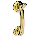 Carlisle Brass - Door Knocker on Rose - Polished Brass - M43 - Choice Handles