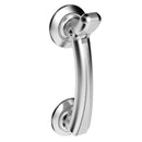 Carlisle Brass - Door Knocker on Rose - Satin Chrome M43SC - Choice Handles