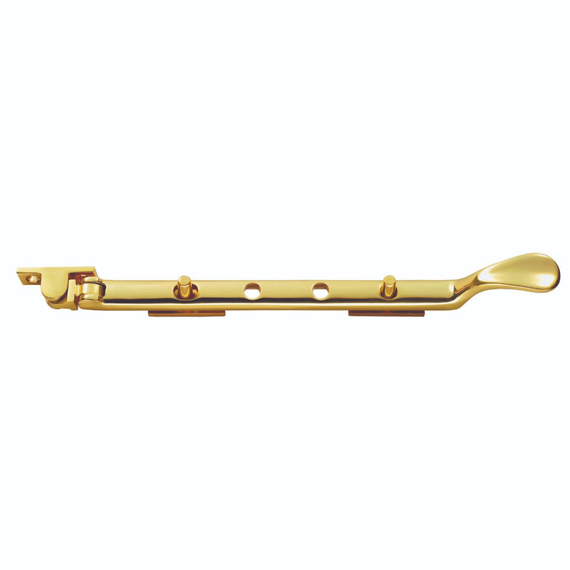 Carlisle Brass - Victorian Casement Stay 300mm - Polished Brass - M44B - Choice Handles