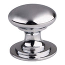 Carlisle Brass - Victorian Cupboard Knob 50mm - Polished Chrome - M47ECP - Choice Handles
