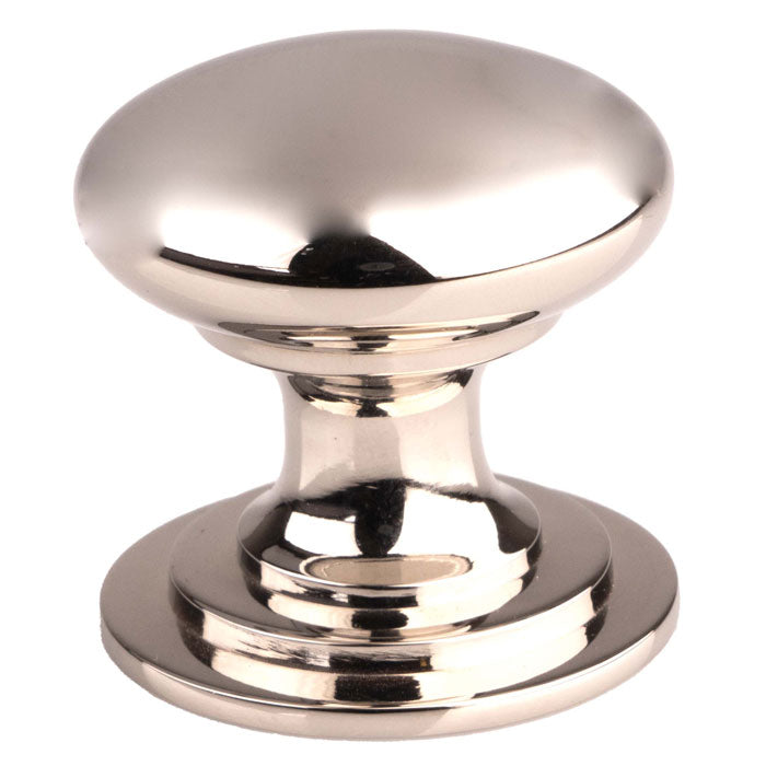 Carlisle Brass - Victorian Cupboard Knob 38mm - Polished Nickel - M47CPN - Choice Handles