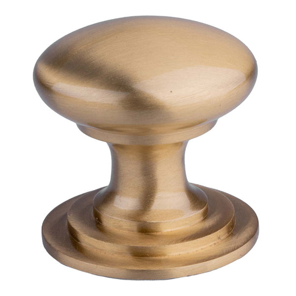 Carlisle Brass - Victorian Cupboard Knob 32mm - Satin Brass - M47BSB - Choice Handles
