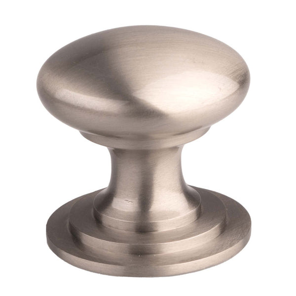 Carlisle Brass - Victorian Cupboard Knob 50mm - Stainless Steel Effect - M47ESSE - Choice Handles