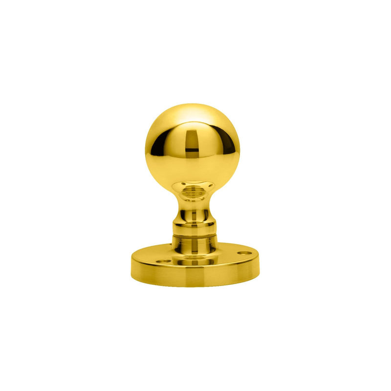 Carlisle Brass - Victorian Ball Mortice Knob - Polished Brass - M48 - Choice Handles