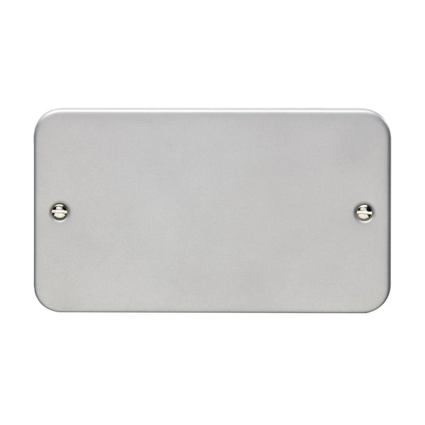 Eurolite Utility Double Blank Plate - Grey - MC2B - Choice Handles