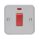 Eurolite Utility 45Amp Switch With Neon Indicator - Grey - MC45ASWNSW - Choice Handles