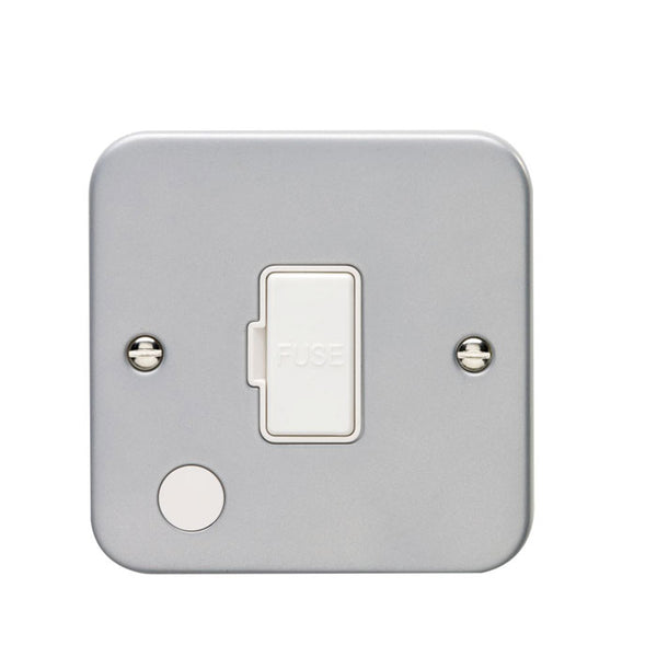 Eurolite Utility Unswitched Fuse Spur With Flex Outlet - Grey - MCUSWFFOW - Choice Handles
