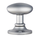 Carlisle Brass - Oval Mortice Knob - Satin Chrome - MK001SC - Choice Handles