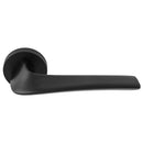 Manital Master Lever On Round Rose - Matt Black - MS5BLK - Choice Handles