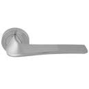 Manital Master Lever On Round Rose - Satin Chrome - MS5SC - Choice Handles