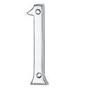 Carlisle Brass - Numeral Face Fix (No.1) 76mm - Polished Chrome - N1CP - Choice Handles