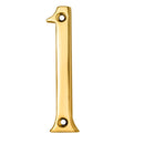 Carlisle Brass - Numeral Face Fix (No.1) 76mm - Polished Brass PVD - N1PVD - Choice Handles