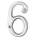 Carlisle Brass - Numeral Face Fix (No 6 Or 9) 76mm - Polished Chrome - N6CP - Choice Handles
