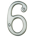 Carlisle Brass - Numeral Face Fix (No 6 Or 9) 76mm - Satin Chrome - N6SC - Choice Handles