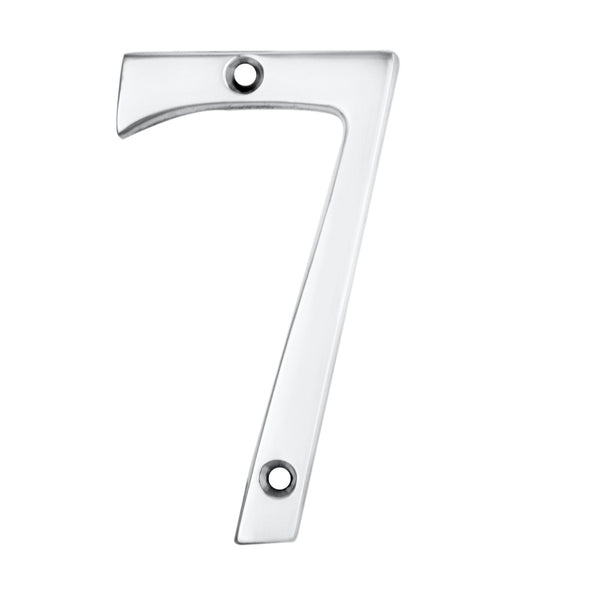 Carlisle Brass - Numeral Face Fix (No.7) 76mm - Polished Chrome - N7CP