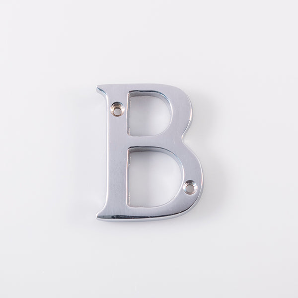 Carlisle Brass - Letter Face Fix (B) 50mm - Satin Chrome - NBSC