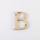 Carlisle Brass - Letter Face Fix (B) 50mm - Polished Brass - NB - Choice Handles