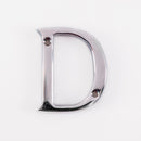 Carlisle Brass - Letter Face Fix (D) 50mm - Polished Chrome - NDCP - Choice Handles