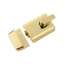 60mm Roller Bolt Night Latch Polished Brass Finish
 - NL-R3060-PB - Choice Handles