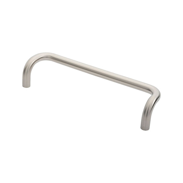 Eurospec - 19mm Cranked Pull Handle 300mm Centres - Satin Stainless Steel - PAC1300SSS