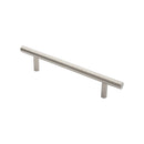 Eurospec - 19mm Straight T Pull Handle 225mm Centres - Satin Stainless Steel - PAT1225SSS - Choice Handles