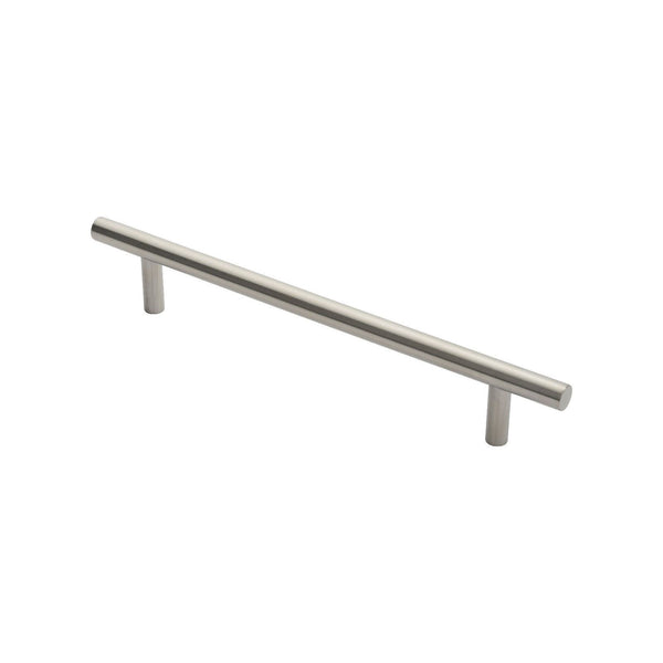 Eurospec - 19mm Straight T Pull Handle 300mm Centres - Satin Stainless Steel - PAT1300SSS