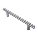 Eurospec - 25mm Straight T Pull Handle 300mm Centres - Satin Stainless Steel - PBT1300SSS - Choice Handles
