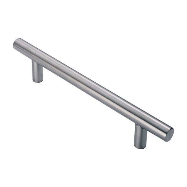 Eurospec - 25mm Straight T Pull Handle 300mm Centres - Satin Stainless Steel - PBT1300SSS