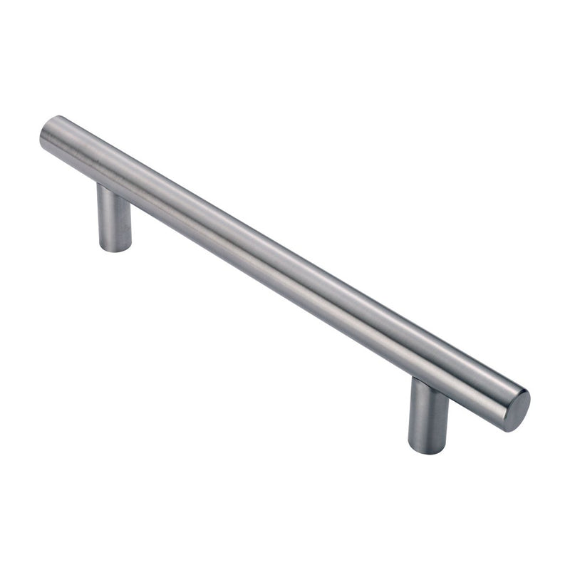 Eurospec - 25mm Straight T Pull Handle 300mm Centres - Satin Stainless Steel - PBT1300SSS