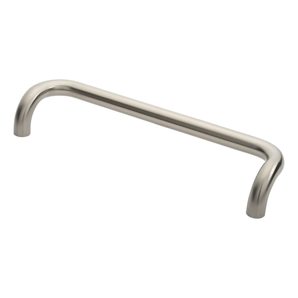 Eurospec - Cranked Pull Handle 450mm Centres - Satin Stainless Steel - PCC1450SSS
