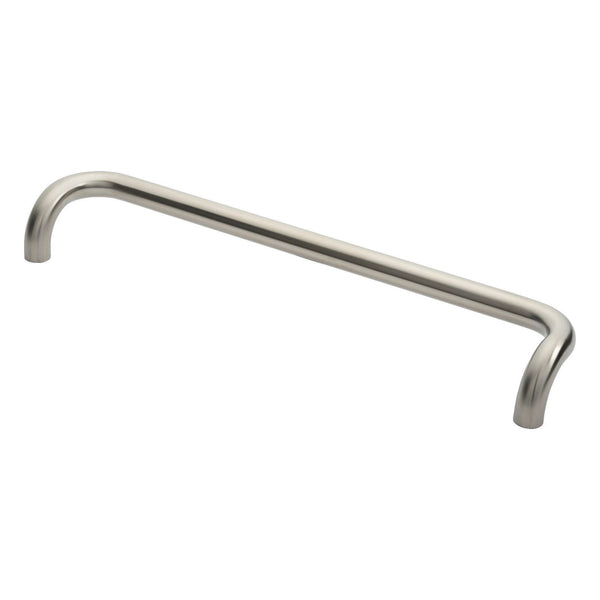 Eurospec - 30mm Cranked Pull Handle 600mm Centres - Satin Stainless Steel - PCC1600SSS