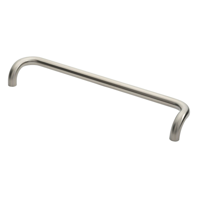Eurospec - 30mm Cranked Pull Handle 600mm Centres - Satin Stainless Steel - PCC1600SSS