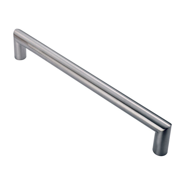 Eurospec - 30mm Mitred Pull Handle 450mm Centres - Satin Stainless Steel - PCM1450SSS