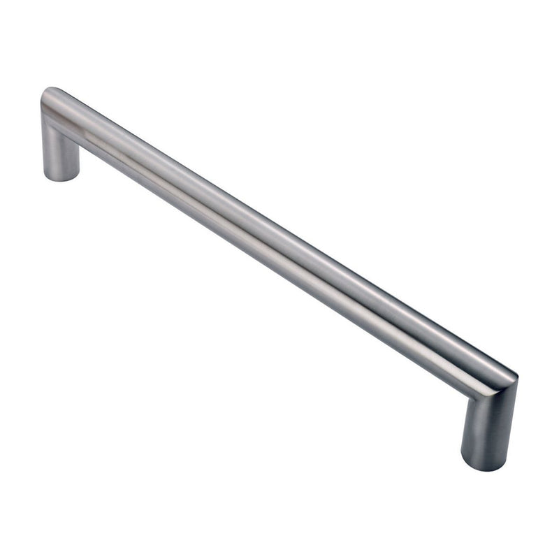 Eurospec - 30mm Mitred Pull Handle 450mm Centres - Satin Stainless Steel - PCM1450SSS