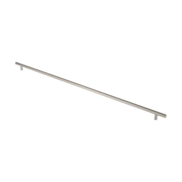 Eurospec - 30mm Straight T Pull Handle 1630mm Centres - Satin Stainless Steel - PCT11800SSS