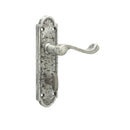 Frelan - Turnberry Door Handles On Backplate - Bathroom - Pewter - PEW300B - Choice Handles