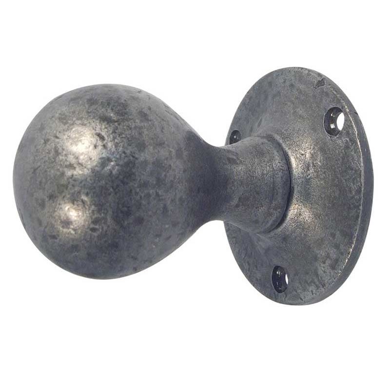 Jedo Ball Shape Mortice Door Knobs Pewter - PEW5 - Choice Handles