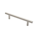 Eurospec - 22mm Straight T Pull Handle 225mm Centres - Satin Stainless Steel - PFT1225SSS - Choice Handles