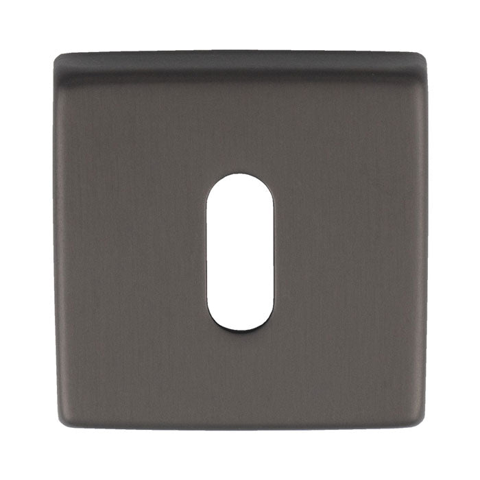 Manital - Manital Square Standard Key Escutcheon - Anthracite - QE003ANT - Choice Handles